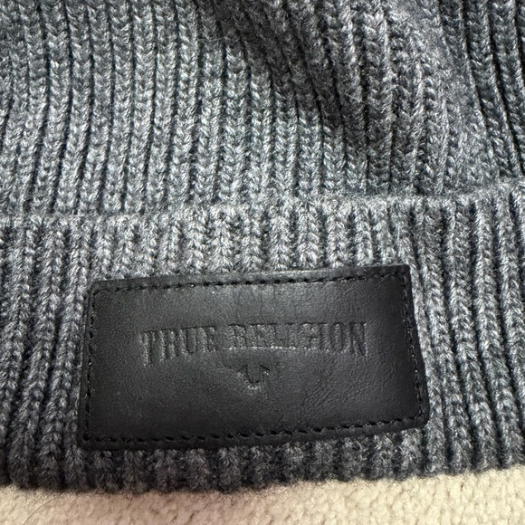 True Religion Black Knit Beanie - Picture 4 of 4